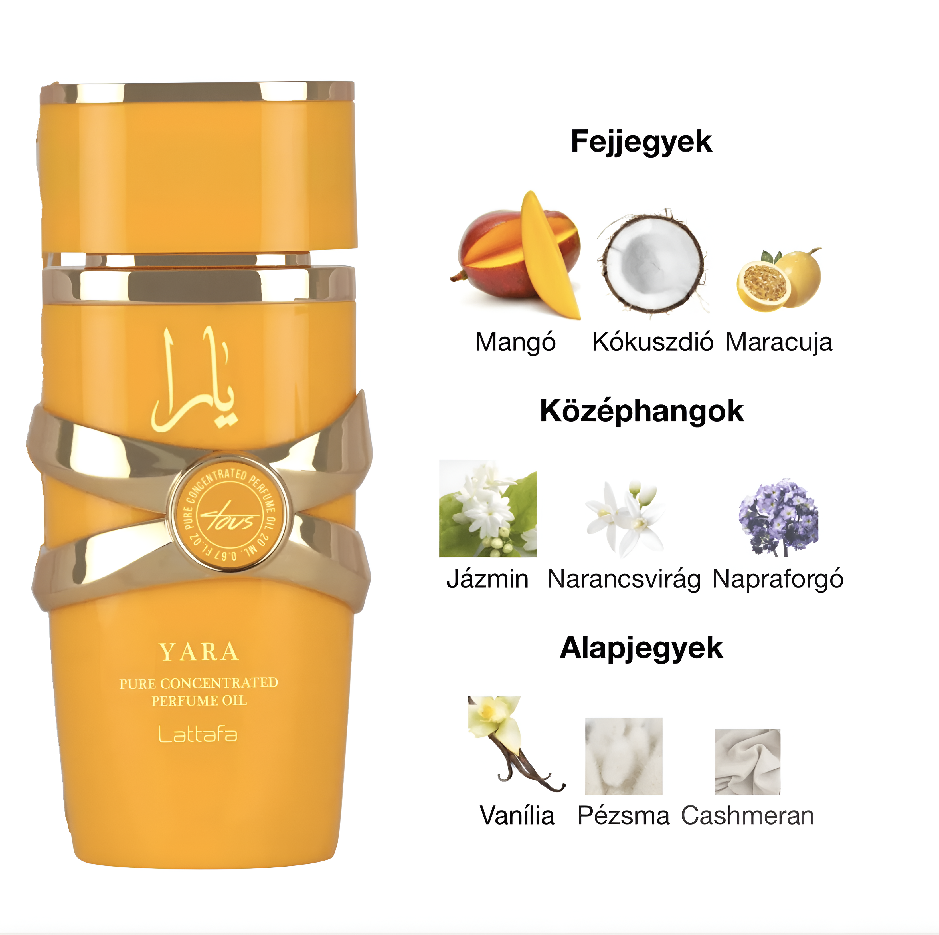 Lattafa – Yara Tous (Concentrated Perfume Oil)